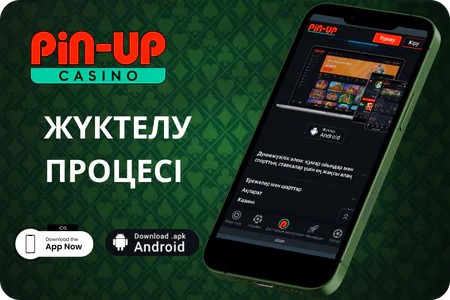 Android және iOS-қа жүктеу Pin Up казиносы