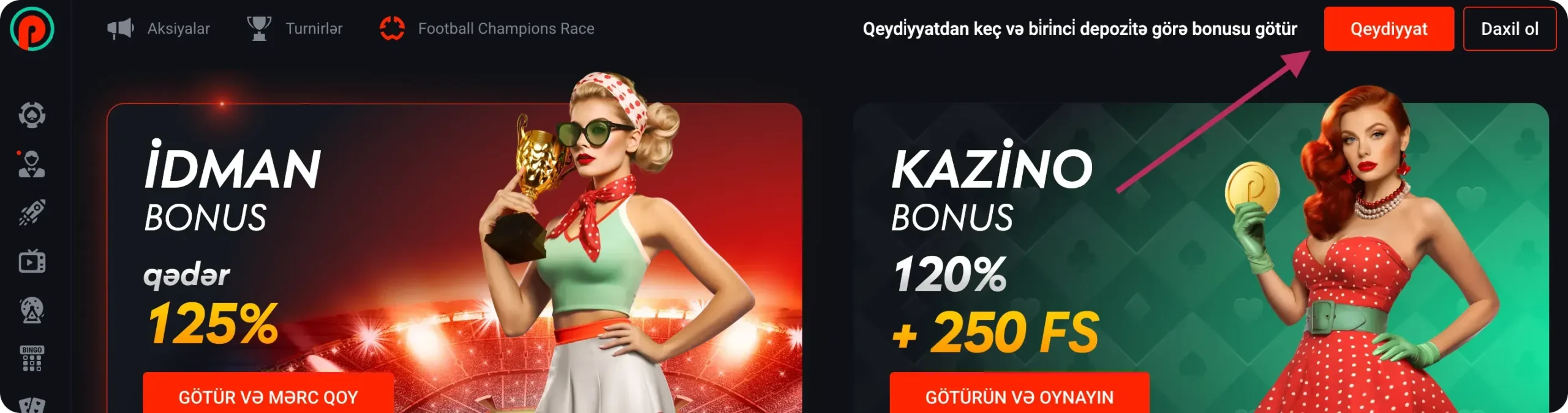 Qeydiyyatdan keç düyməsini basın