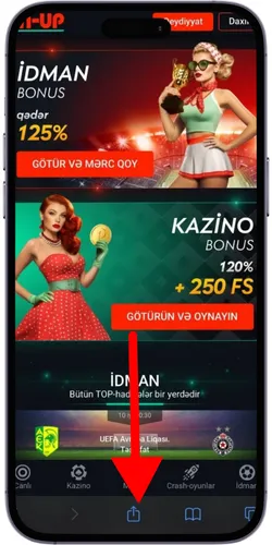 Pin Up kazino tətbiqini tapın