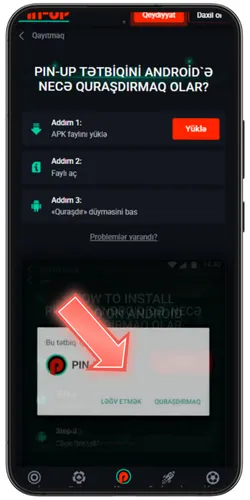 Pin Up AZ APK quraşdırın
